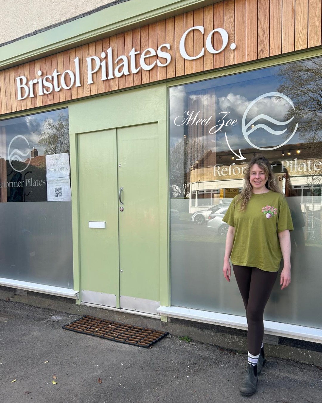 Zoe, lead Reformer Pilates instructor at Bristol Pilates Co.